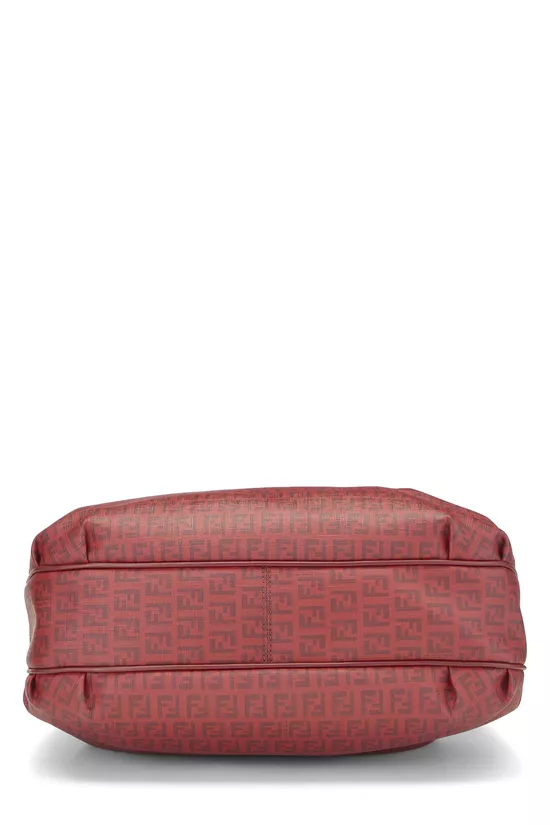 Red Zucca Coated Canvas Chiusura Tote, , large image number 4