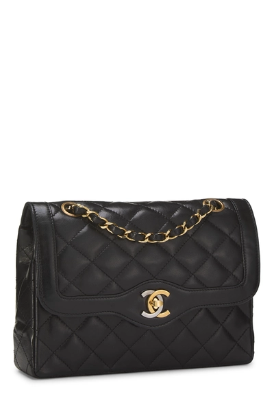 Chanel Black Quilted Lambskin Paris Limited Double Flap Small — photo 2