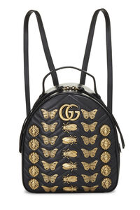 Chanel Black Quilted Lambskin 'CC' Classic Backpack Small Q6B0NE1IKH024