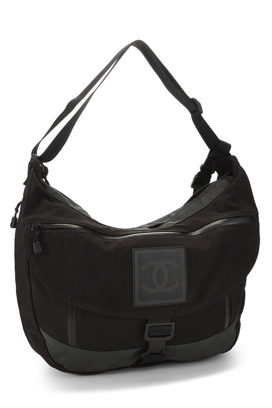 Black Canvas Sportline Messenger Large, , large image number 1