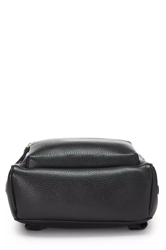 Black Leather Soho Chain Backpack, , large image number 4