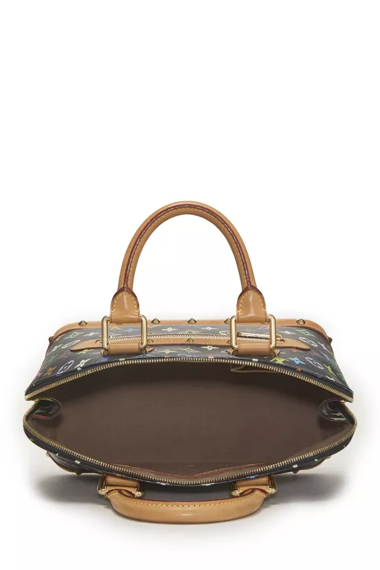 Takashi Murakami x Louis Vuitton Black Monogram Multicolore Alma PM, , large image number 5