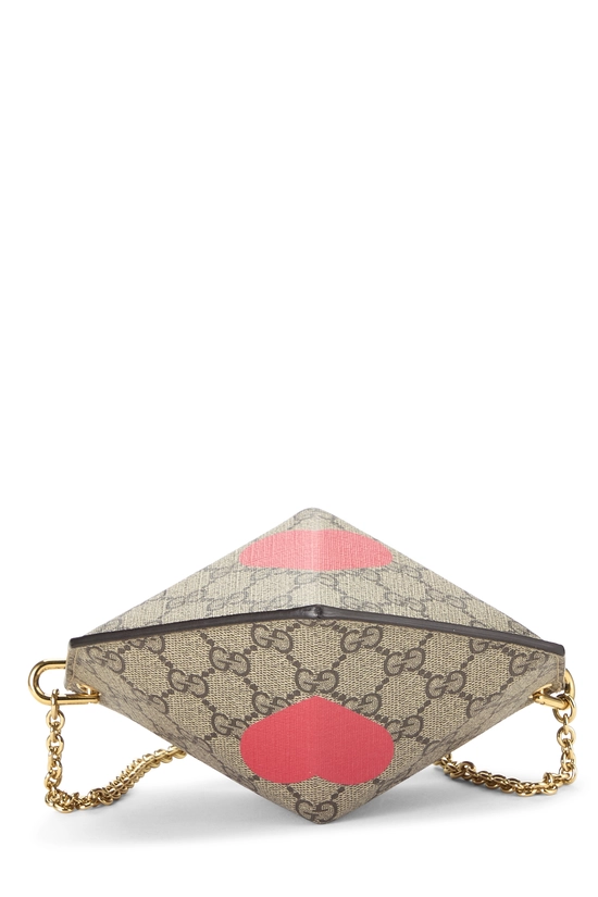 Red GG Supreme Canvas Valentine's Day Heart Crossbody Mini, , large image number 4