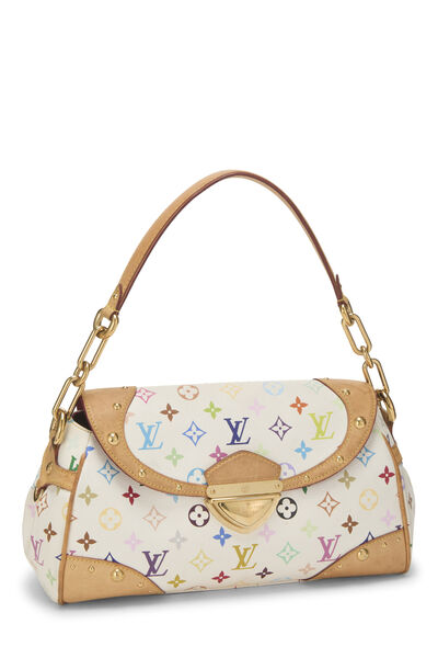 Takashi Murakami x Louis Vuitton White Monogram Multicolore Beverly MM, , large