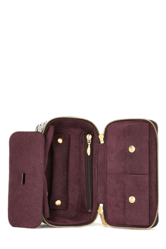 Louis Vuitton Purple Monogram Vernis Jewelry Case Mini