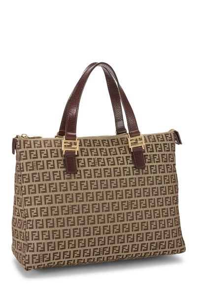Beige Zucchino Canvas Tote, , large