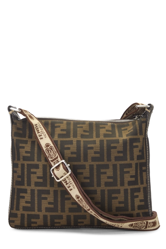 Brown Zucca Canvas Selleria Messenger, , large image number 3