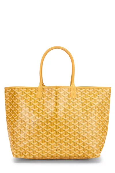 Yellow Goyardine Canvas Saint-Louis PM