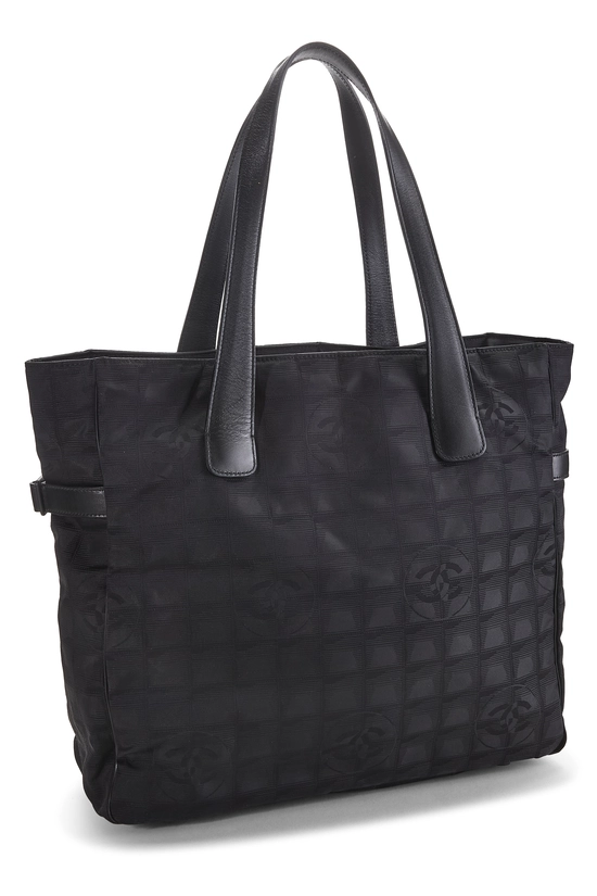 Black Nylon Travel Line Tote Large, , large image number 1