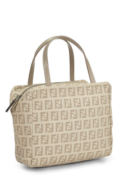 Beige Zucchino Canvas Handbag Mini, , large