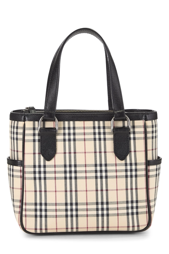 Black House Check Jacquard Handbag Small, , large image number 0