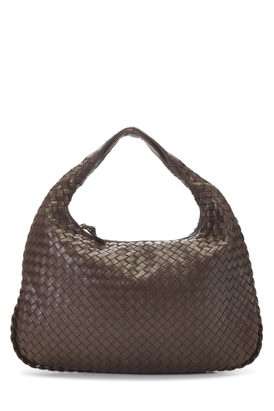 Bottega Veneta Brown Intrecciato Veneta Hobo Medium