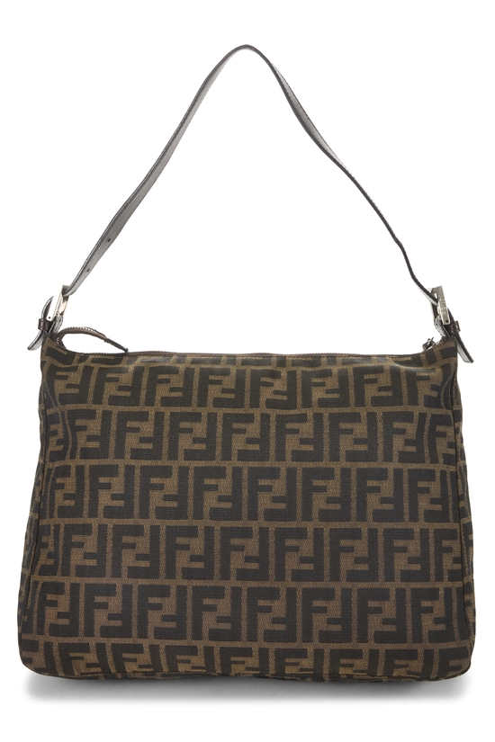 Brown Zucca Canvas Shoulder Bag, , large image number 3