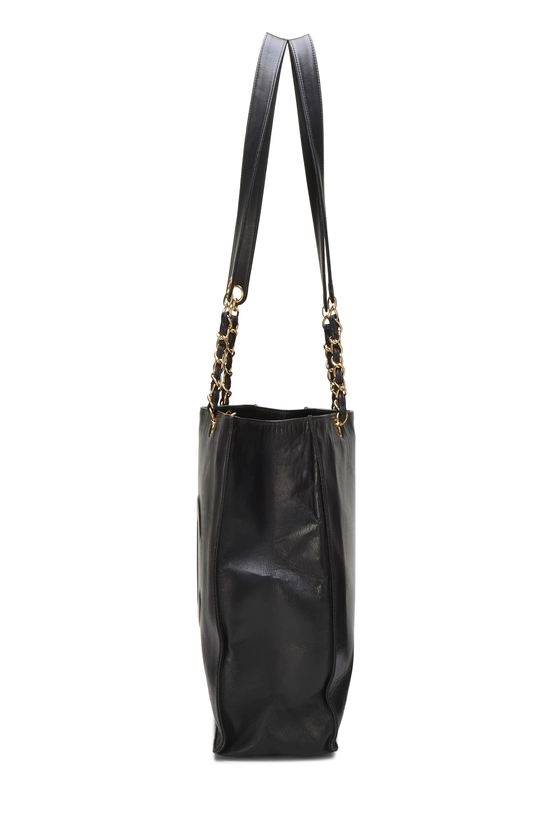 Black Lambskin Timeless 'CC' Tote, , large image number 2