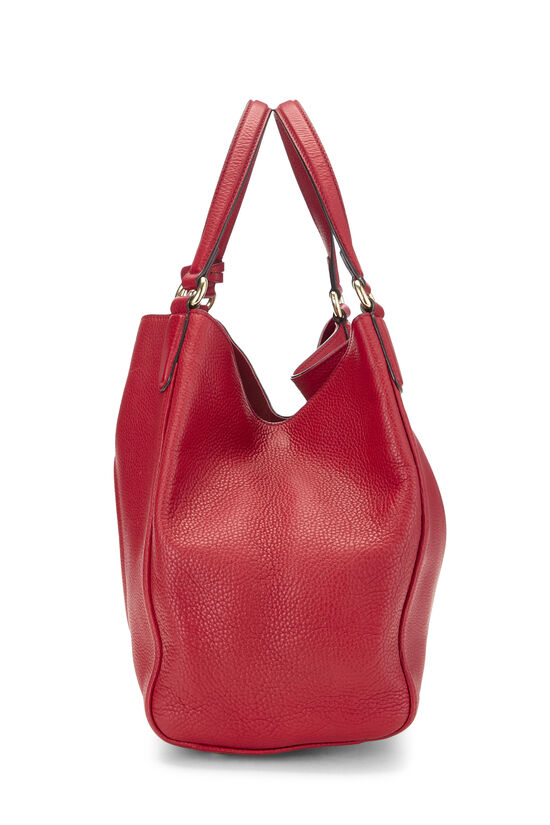 Red Leather Soho Convertible Shoulder Bag, , large image number 2