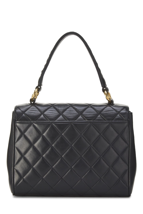 Navy Quilted Lambskin Kelly Small, , large image number 3
