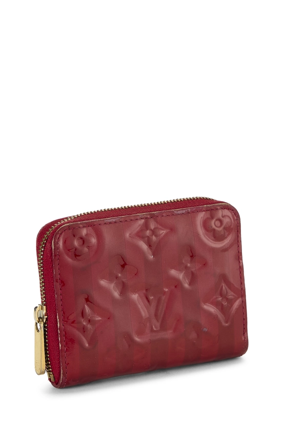 Pomme D'amour Monogram Vernis Rayures Zippy Coin Purse, , large image number 1