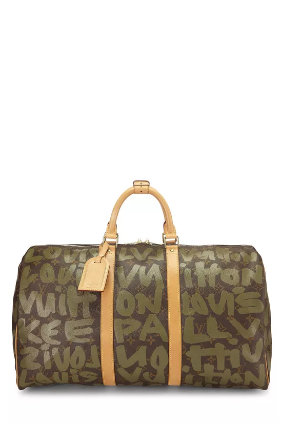 Pre-Owned Stephen Sprouse x Louis Vuitton Green Monogram Graffiti