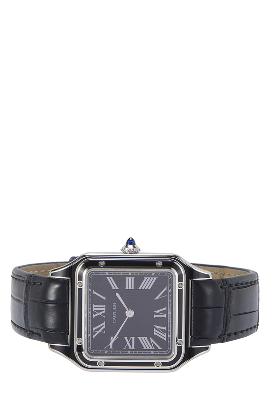 Black Stainless Steel Santos-Dumont WSSA0046 Large, , large image number 2