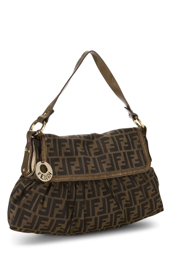 Brown Zucca Canvas Chef Hobo, , large image number 1