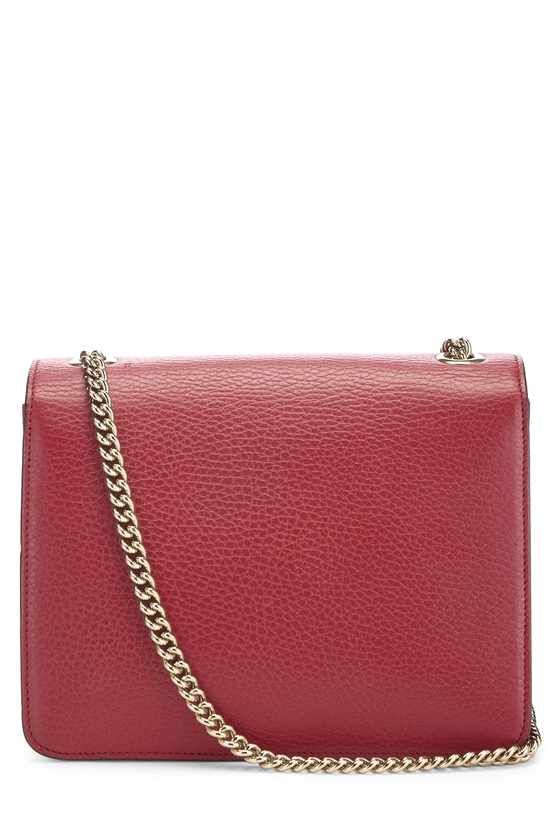 Red Leather Interlocking Crossbody, , large image number 3