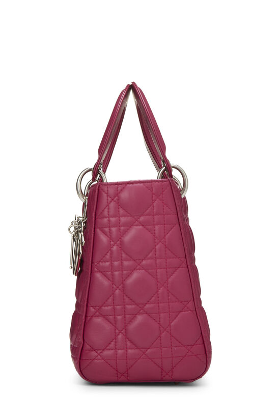 Purple Cannage Quilted Lambskin Lady Dior Medium, , large image number 2