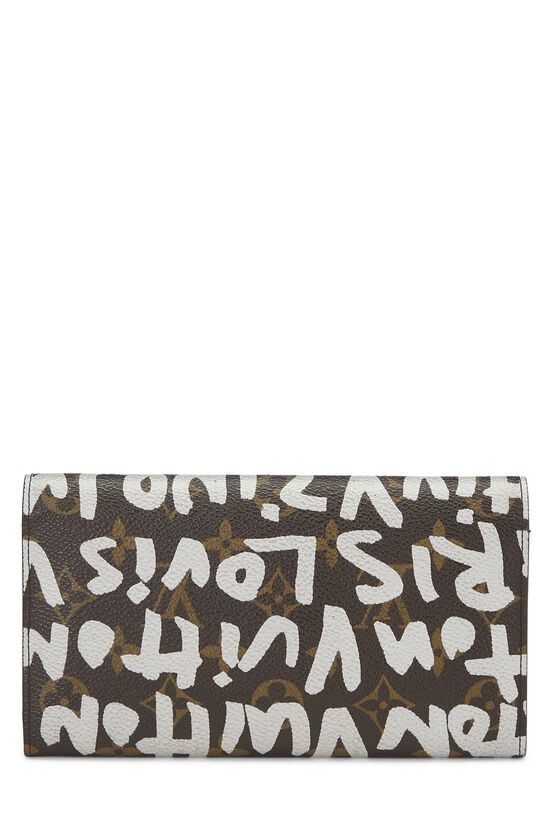 Stephen Sprouse x Louis Vuitton Grey Monogram Graffiti Porte Monnaie Credit, , large image number 3