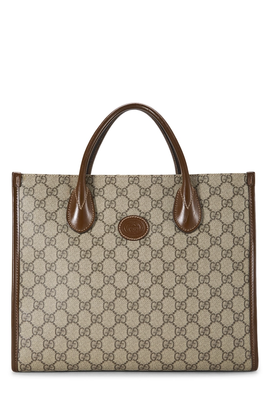 Brown GG Supreme Canvas Tote Small, , large image number 0