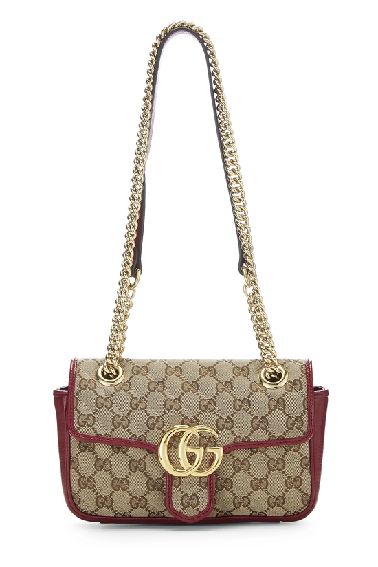 Red Original GG Canvas Marmont Matelass&eacute; Mini, , large image number 0