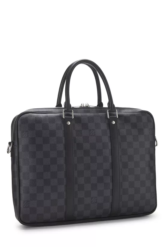 Damier Graphite Porte-Documents Voyage PM, , large image number 1