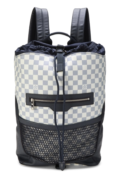 Louis Vuitton Navy Damier Cobalt Match Point Backpack