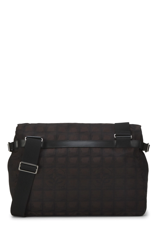 Brown Nylon Travel Line Messenger, , large image number 3