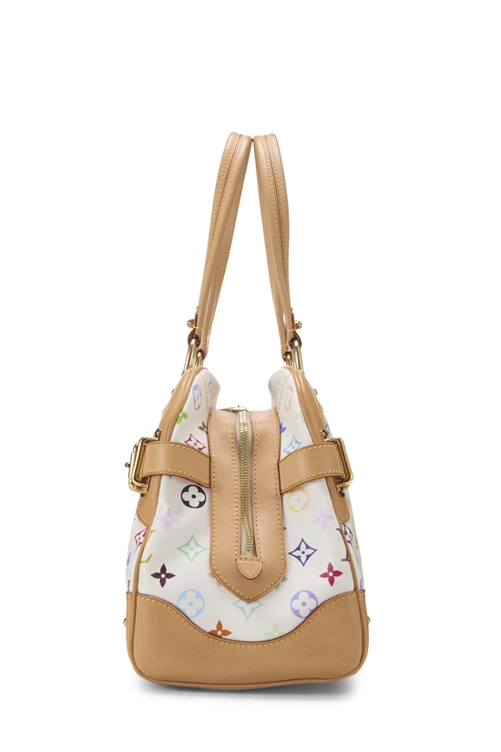 Takashi Murakami x Louis Vuitton White Monogram Multicolore Claudia, , large image number 2