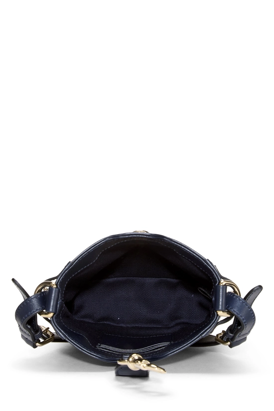 Navy Original GG Canvas Bucket Shoulder Bag Mini, , large image number 5