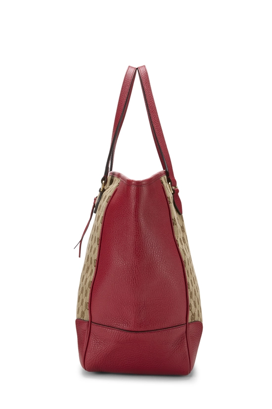 Red Original GG Canvas Bree Top Handle Tote Large, , large image number 2