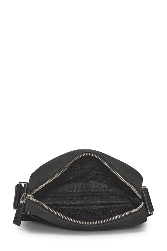 Black Nylon Messenger Bag Medium, , large image number 5