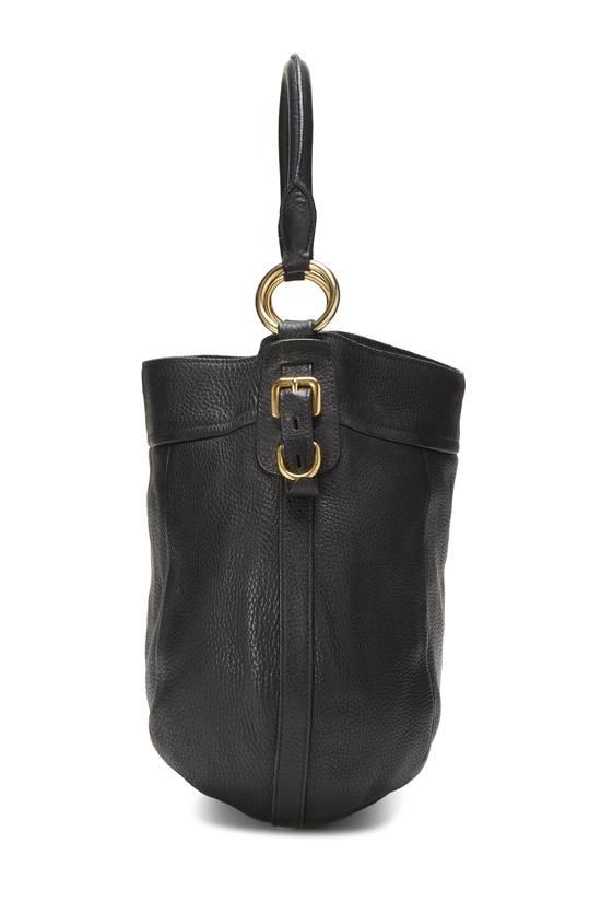 Black Vitello Daino Hobo, , large image number 2