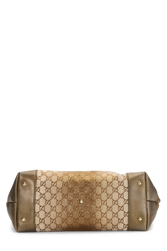 Gold GG Lurex Heart Bit Tote, , large image number 4