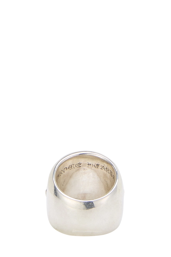 Sterling Silver Classic Oval Cross Ring, , large image number 3