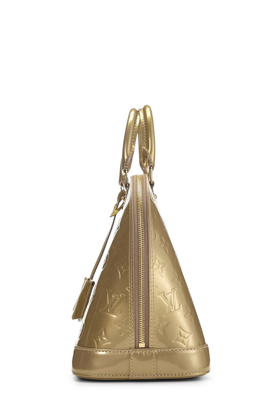 Beige Monogram Vernis Alma PM NM, , large image number 2