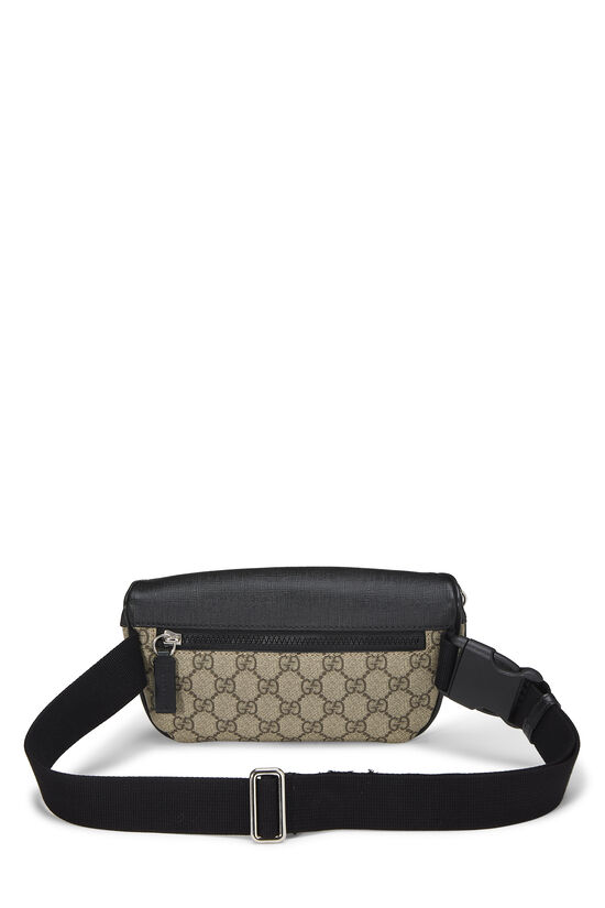 Black GG Supreme Canvas Eden Belt Bag, , large image number 3