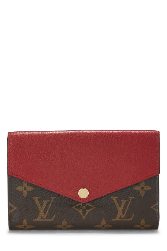 Red Monogram Canvas Pallas Compact Wallet, , large image number 0