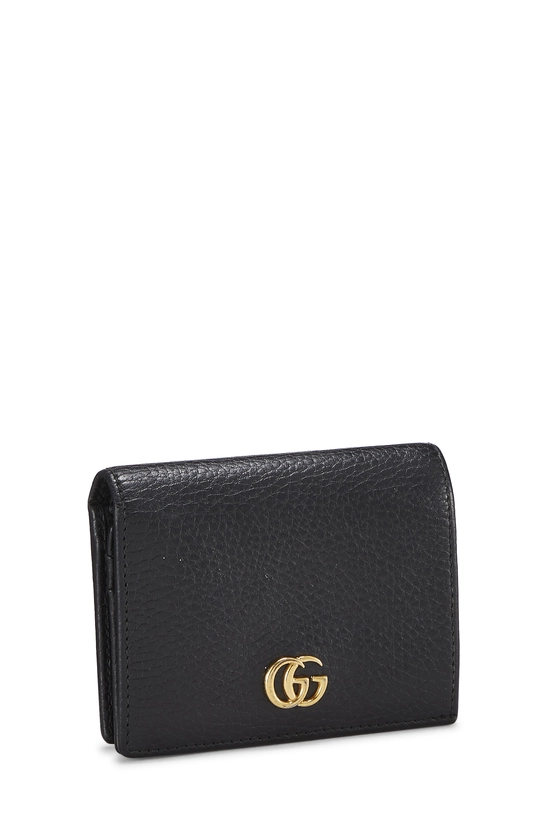 Black Leather GG Card Case, , large image number 1