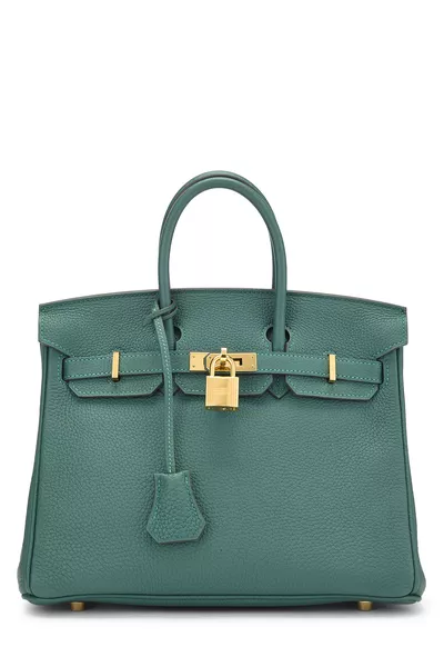 Malachite Togo Birkin 25