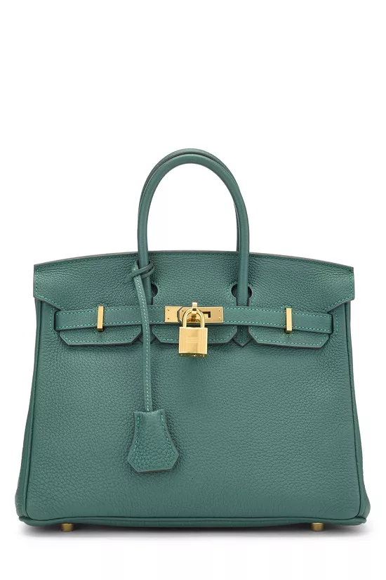 Malachite Togo Birkin 25, , large image number 0