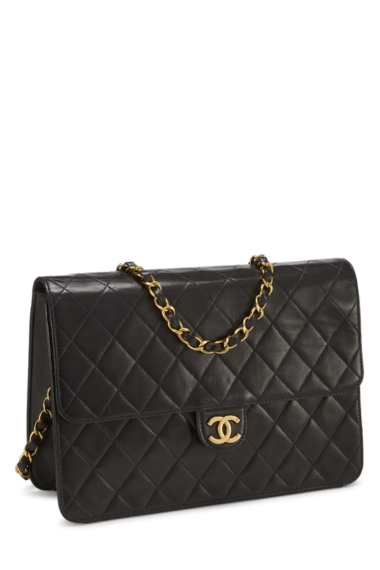 Black Quilted Lambskin Ex Flap Medium, , large image number 1