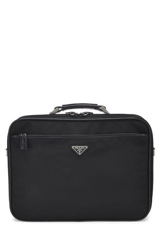 Black Nylon Briefcase, , large image number 1