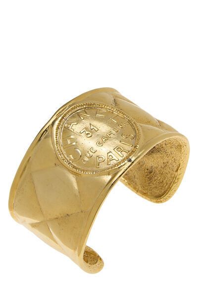 Gold 'CC' Cuff