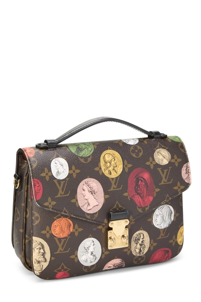 Louis Vuitton Fornasetti x Louis Vuitton Black Monogram Canvas Pochette Metis — photo 2