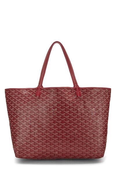 Red Goyardine Canvas Saint-Louis GM